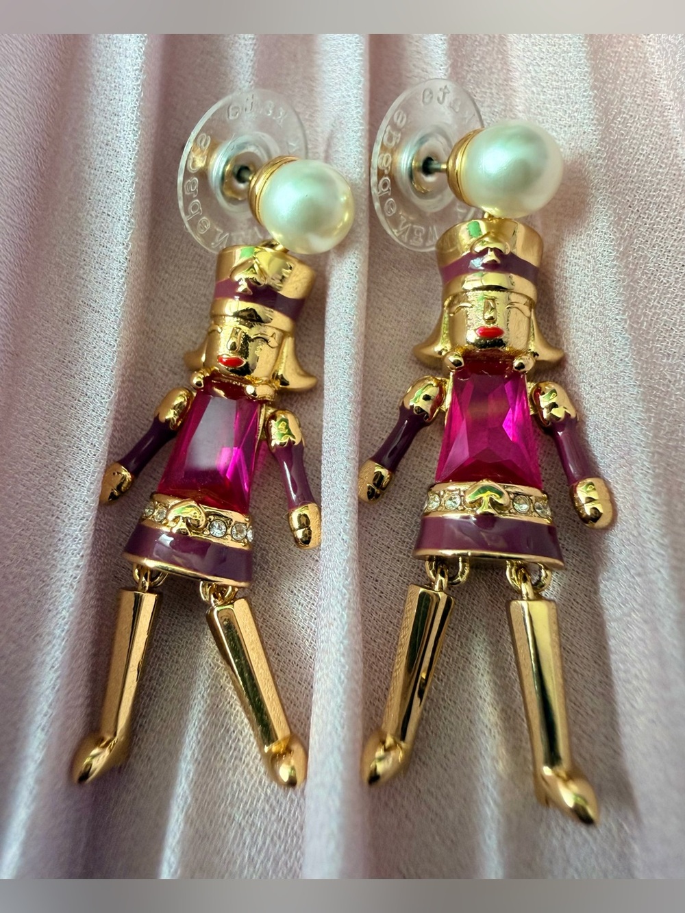 Kate Spade Oh What Fun Nutcracker Earrings